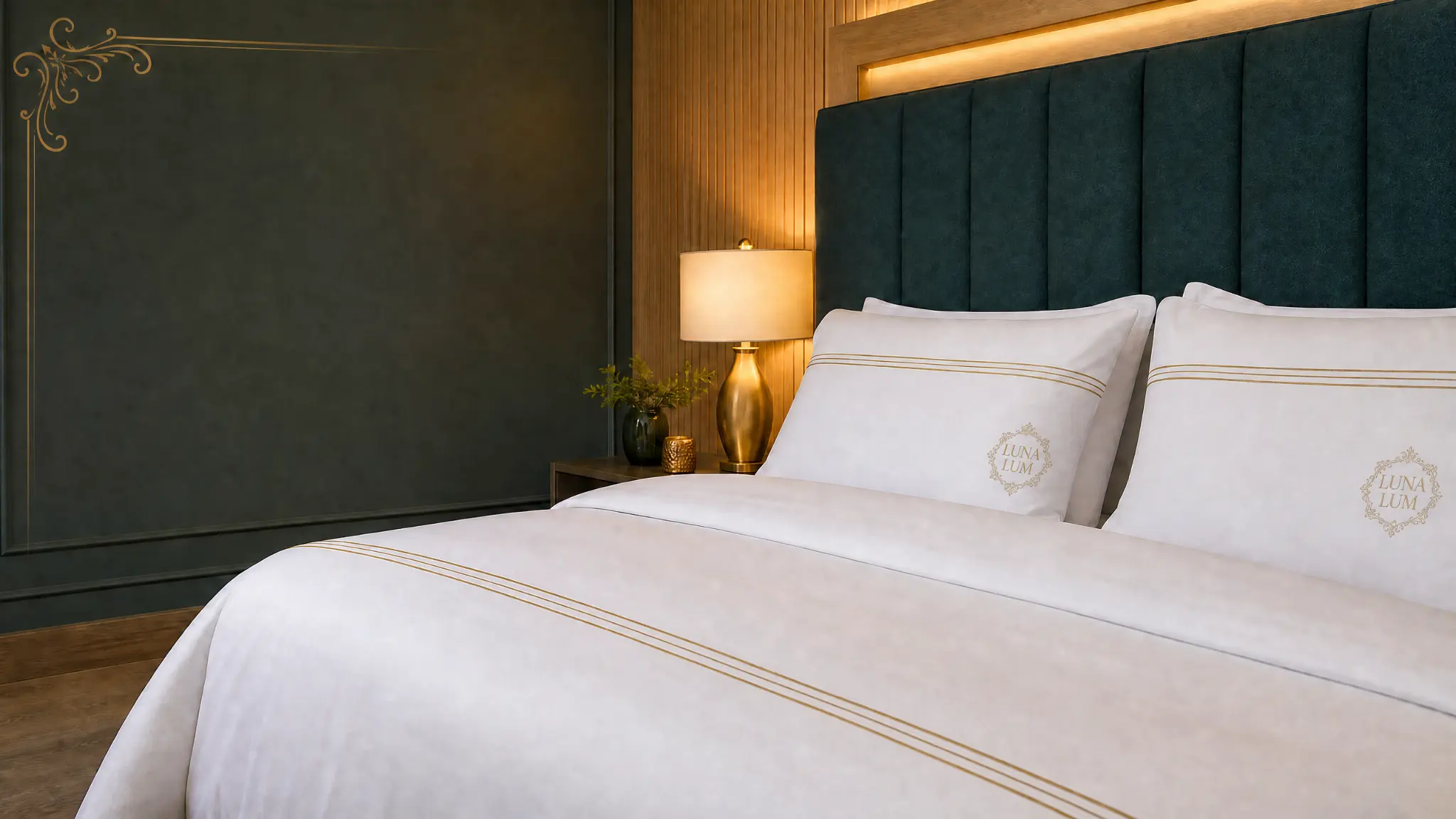 Quarto de hotel sofisticado com cama premium Zallure
